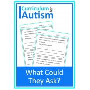 Asking Questions  Social Skills Worksheets 